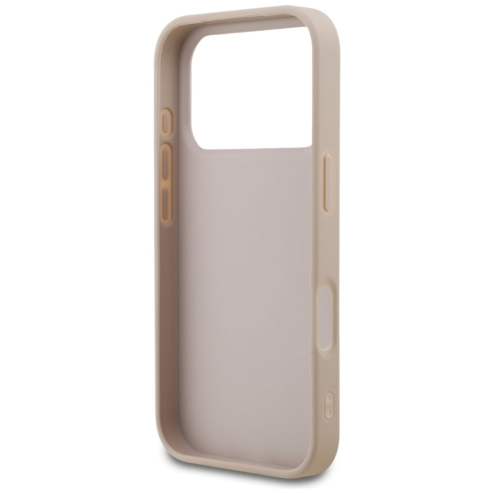 Hülle für Apple iPhone 17 Pro, Guess, 4G Classic, Rosa