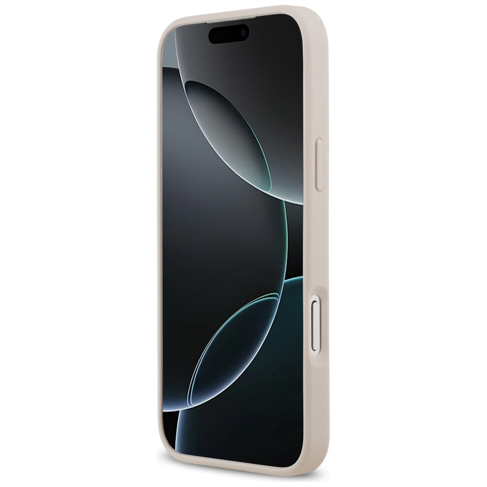 Hülle für Apple iPhone 17 Pro Max, Guess, 4G Double Card Triangle, Rosa