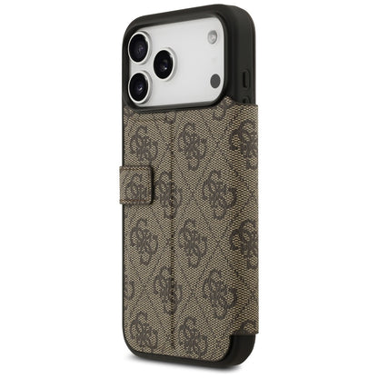 Hülle für Apple iPhone 17 Pro Max, Guess, 4G Metal Logo, Braun