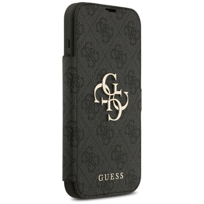 Étui pour Apple iPhone 17 Pro Max, Guess, Logo Métal 4G, Noir