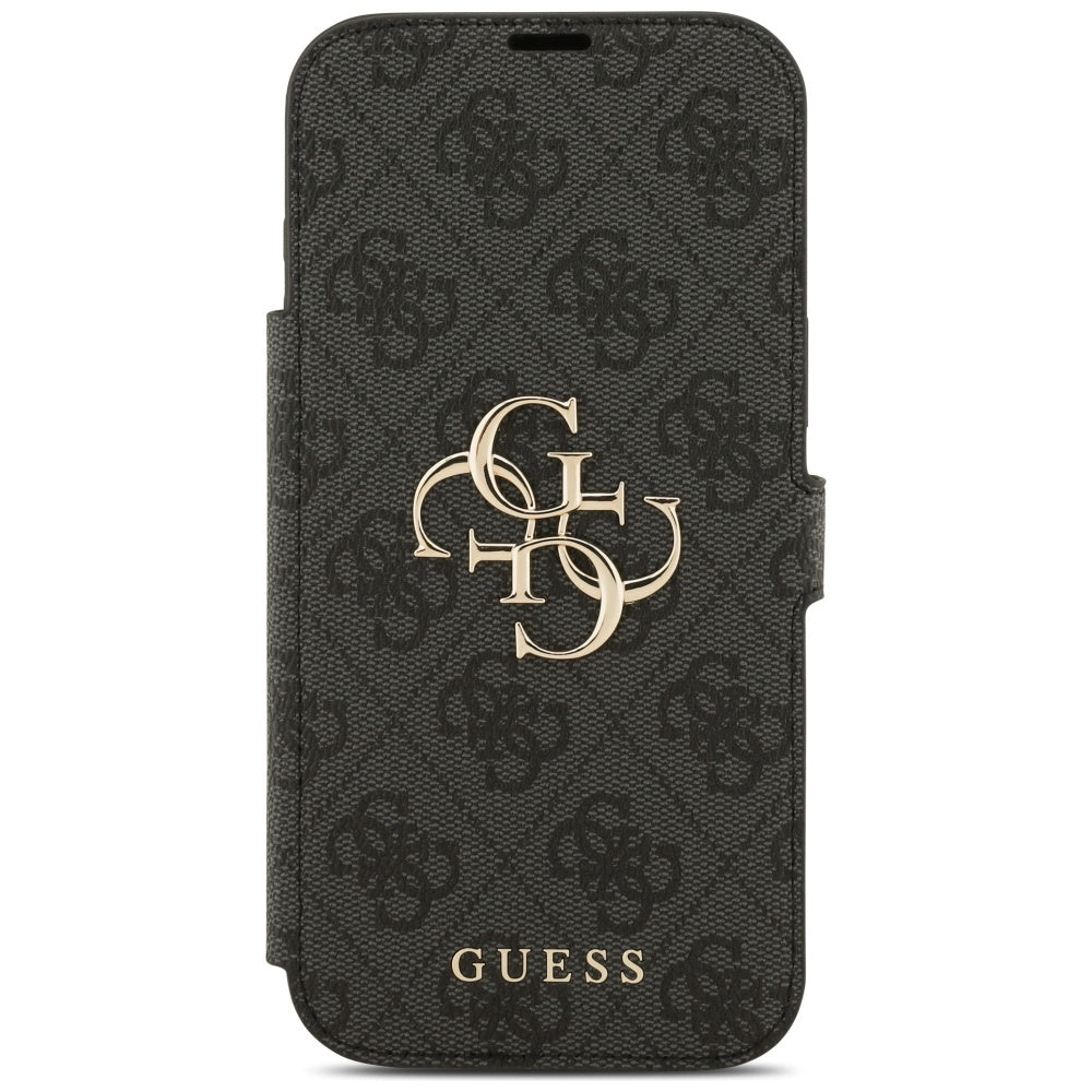 Étui pour Apple iPhone 17 Pro Max, Guess, Logo Métal 4G, Noir