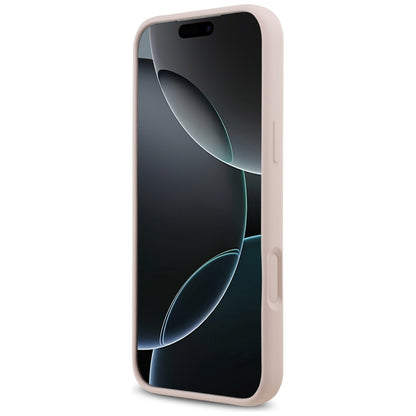 Étui pour Apple iPhone 17 Pro Max, Guess, Big 4G Script, Rose Clair