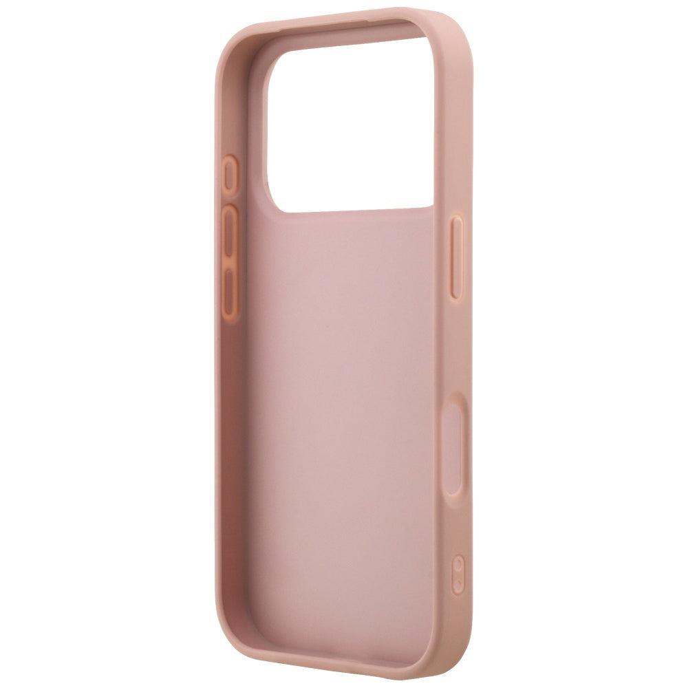 Étui pour Apple iPhone 17 Pro Max, Guess, Fixed Glitter Big 4G, Rose