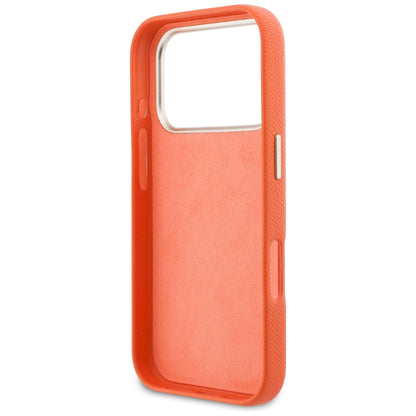 Housse pour Apple iPhone 17 Pro Max, GUESS, Logo Résine, Orange