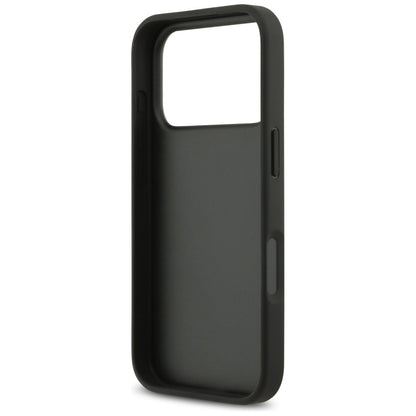 Housse pour Apple iPhone 17 Pro Max, Guess, Logo Triangle en Strass, Noire