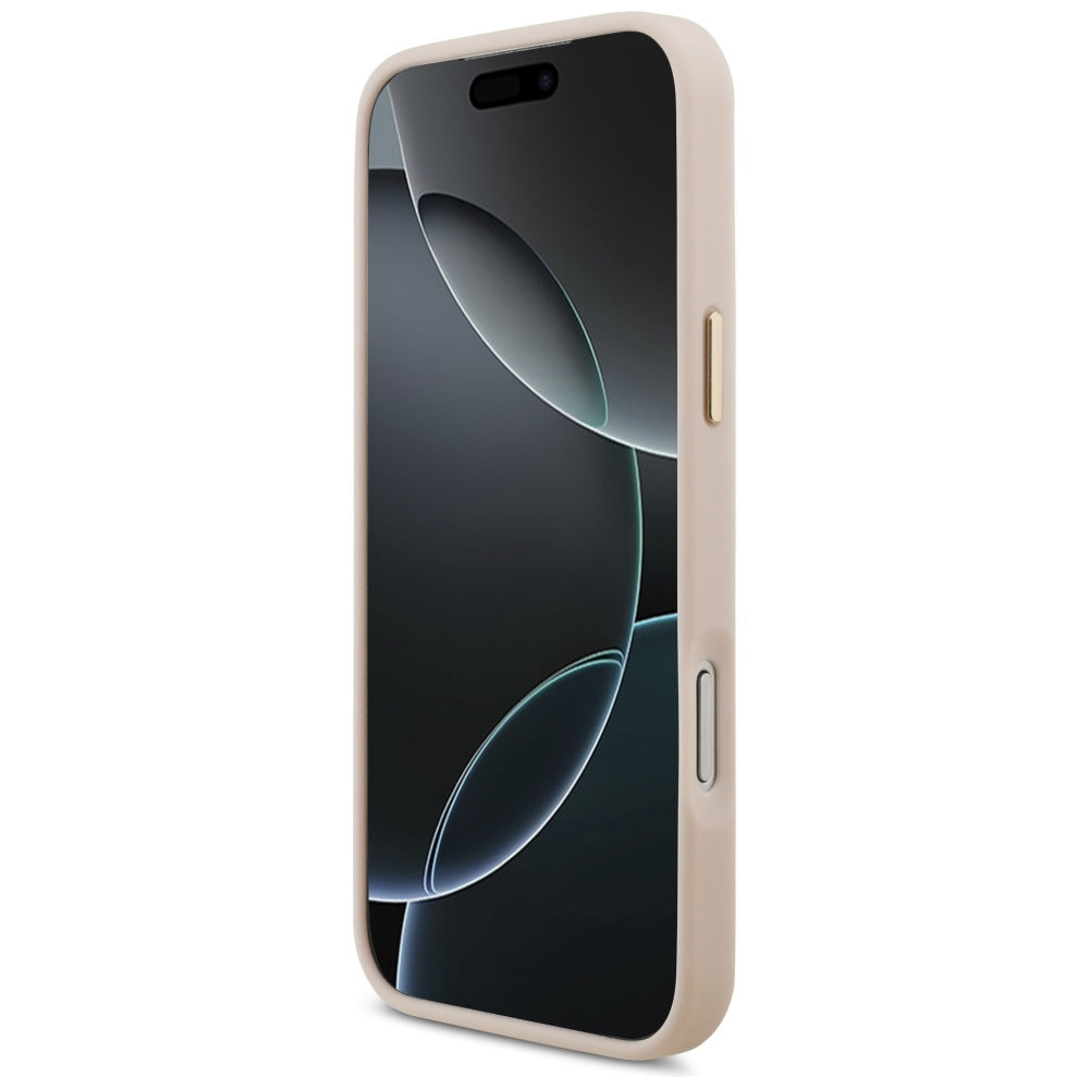 Étui pour Apple iPhone 17 Pro Max, Karl Lagerfeld, Script Logo, Rose