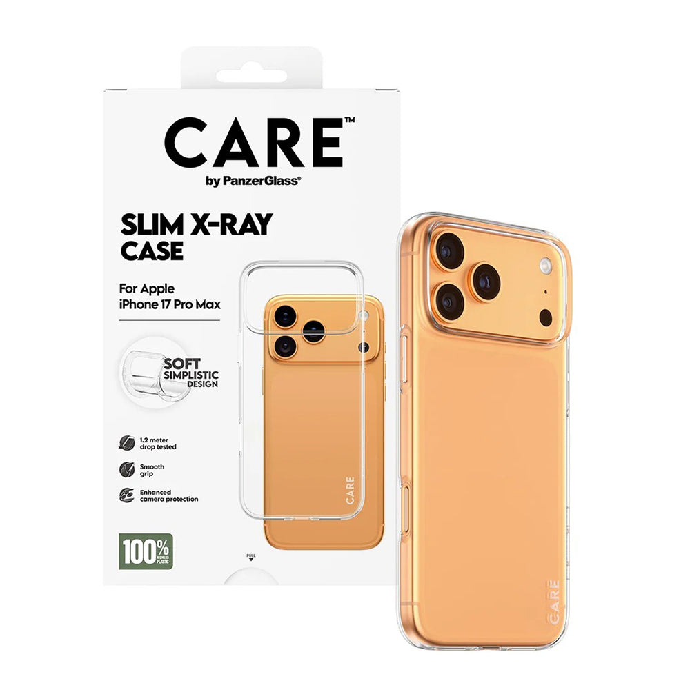 Hülle für Apple iPhone 17 Pro Max, PanzerGlass, Care Fashionable X-ray, Transparent