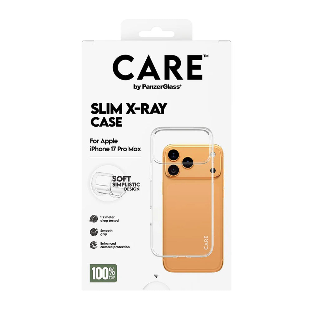 Hülle für Apple iPhone 17 Pro Max, PanzerGlass, Care Fashionable X-ray, Transparent