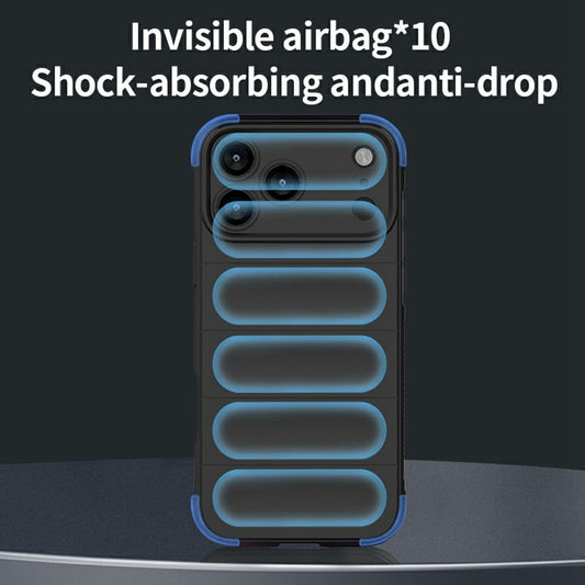Étui pour Apple iPhone 17 Pro Max, Techsuit, Magic Shield, Bleu