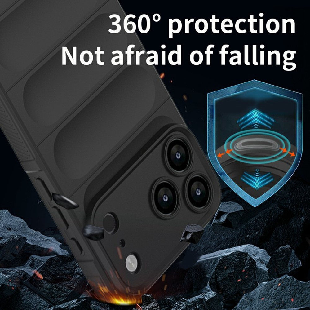 Étui pour Apple iPhone 17 Pro Max, Techsuit, Magic Shield, Noir