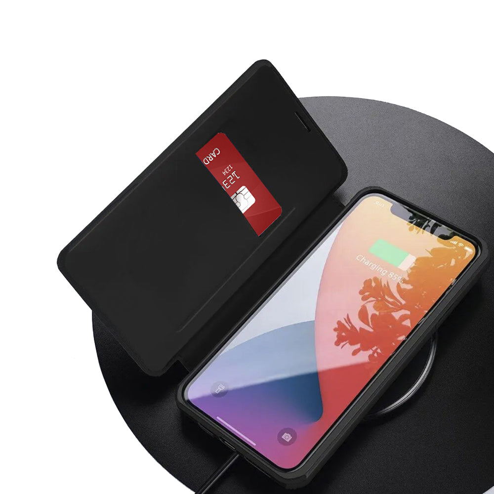 Étui pour Apple iPhone 17 Pro Max, Techsuit, Magskin Book, Noir