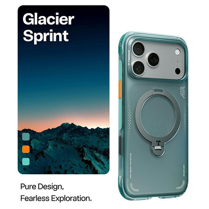 Case for Apple iPhone 17 Pro Max, Torras, Ostand Spin Air, Green