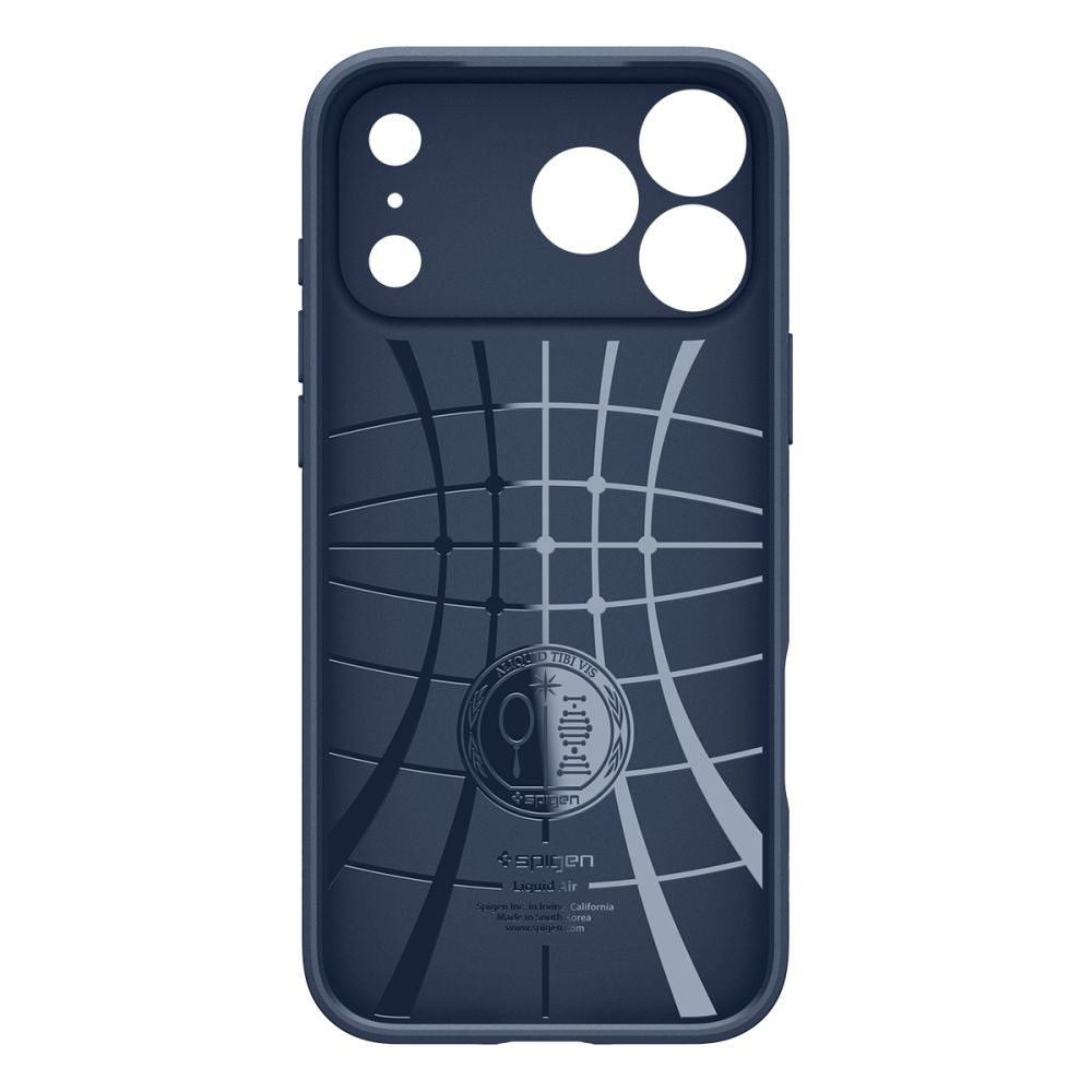 Étui pour Apple iPhone 17 Pro, Spigen, Liquid Air, Bleu Marine