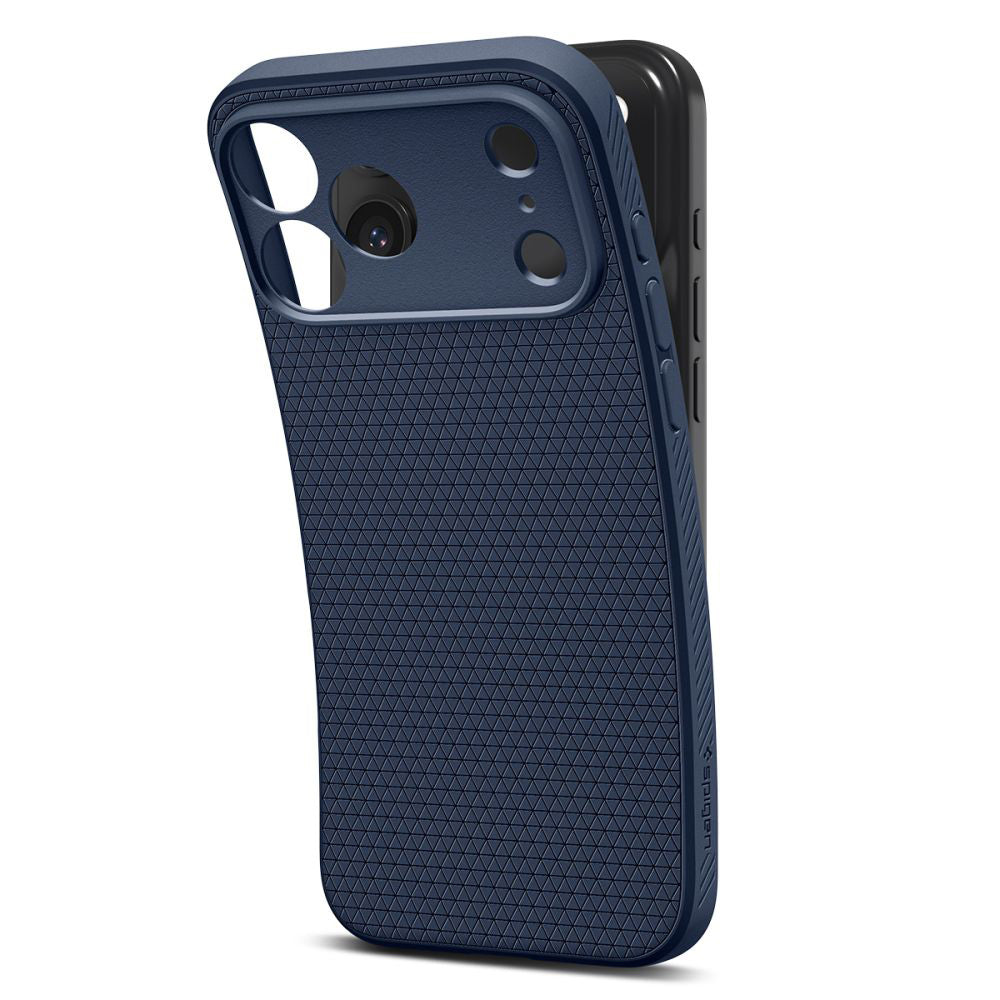 Étui pour Apple iPhone 17 Pro, Spigen, Liquid Air, Bleu Marine