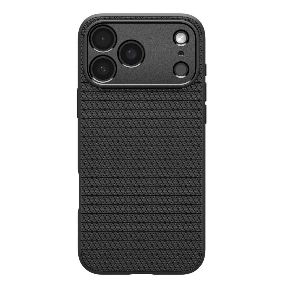 Hülle für Apple iPhone 17 Pro, Spigen, Liquid Air, Mattschwarz