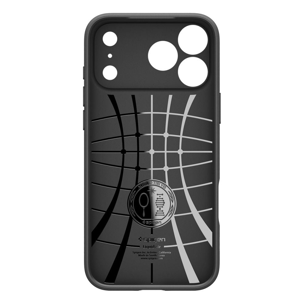 Hülle für Apple iPhone 17 Pro, Spigen, Liquid Air, Mattschwarz