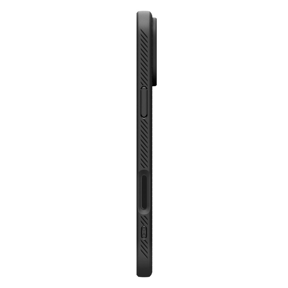 Hülle für Apple iPhone 17 Pro, Spigen, Liquid Air, Mattschwarz