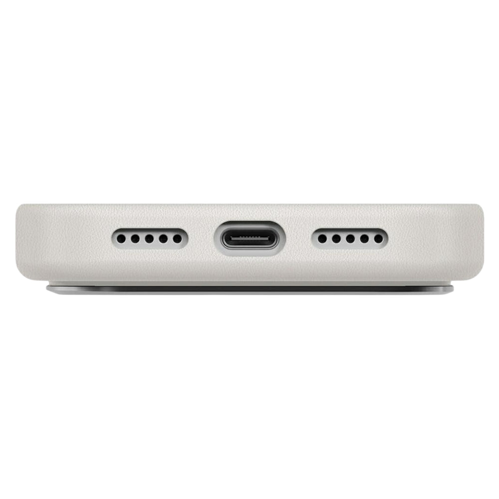 Étui pour Apple iPhone 17 Pro, UNIQ, Lyden Leatherette, Gris