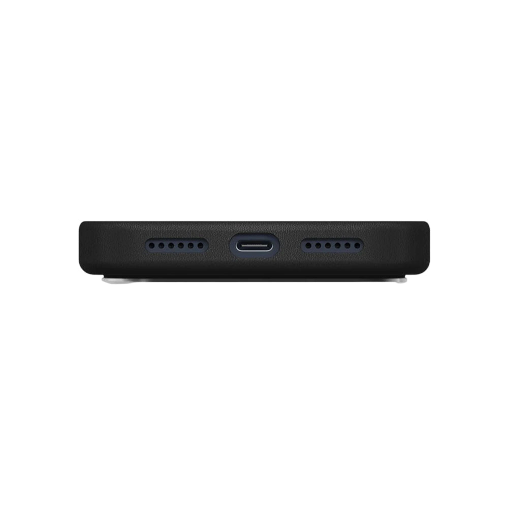 Étui pour Apple iPhone 17 Pro, UNIQ, Lyden Leatherette, Noir