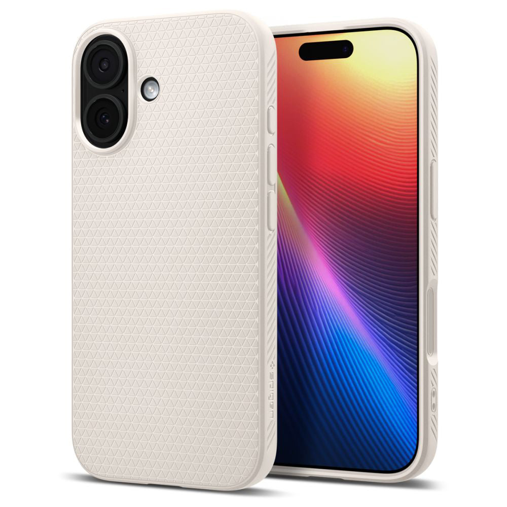 Étui pour Apple iPhone 17, Spigen, Liquid Air, Beige