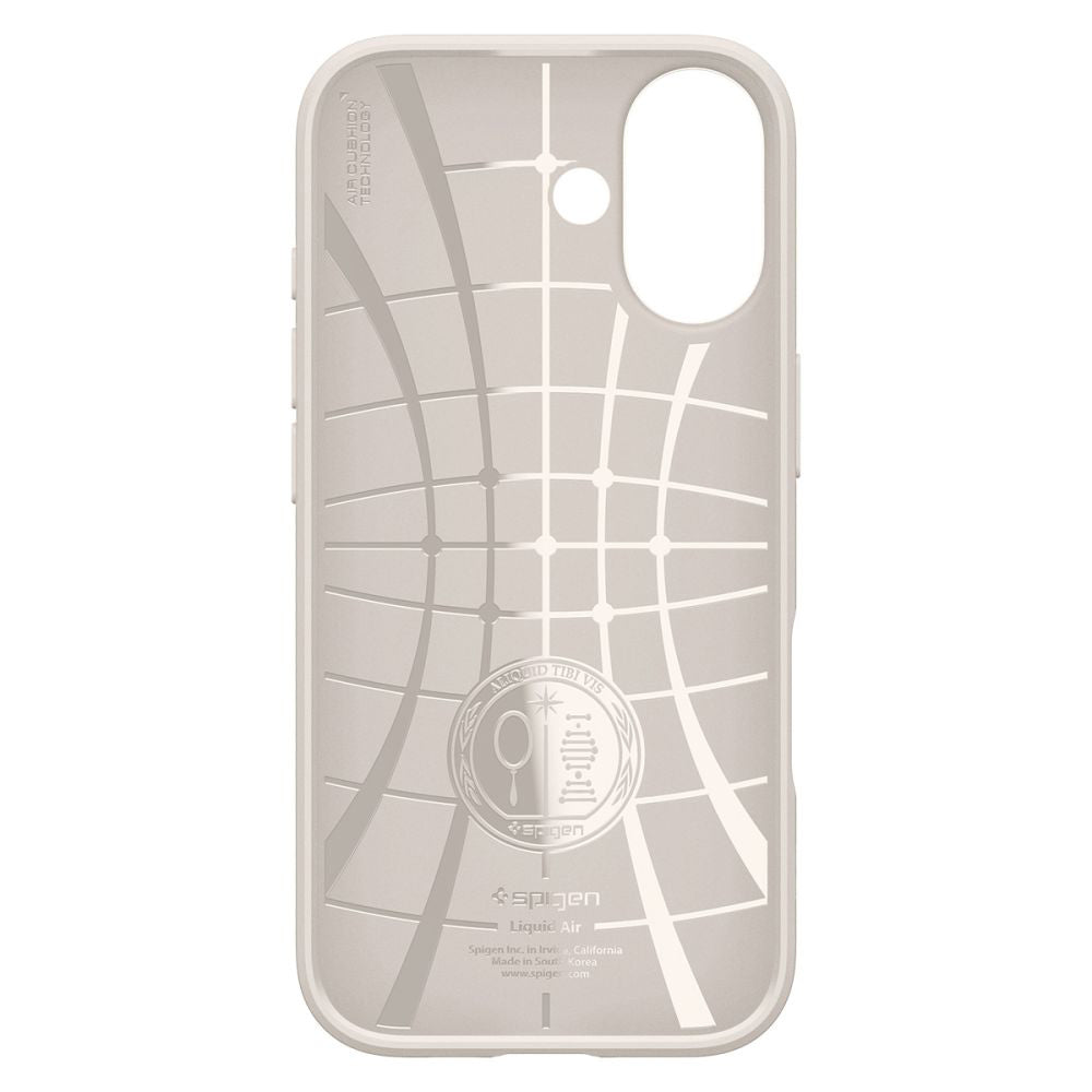 Étui pour Apple iPhone 17, Spigen, Liquid Air, Beige