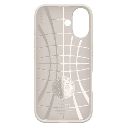 Étui pour Apple iPhone 17, Spigen, Liquid Air, Beige