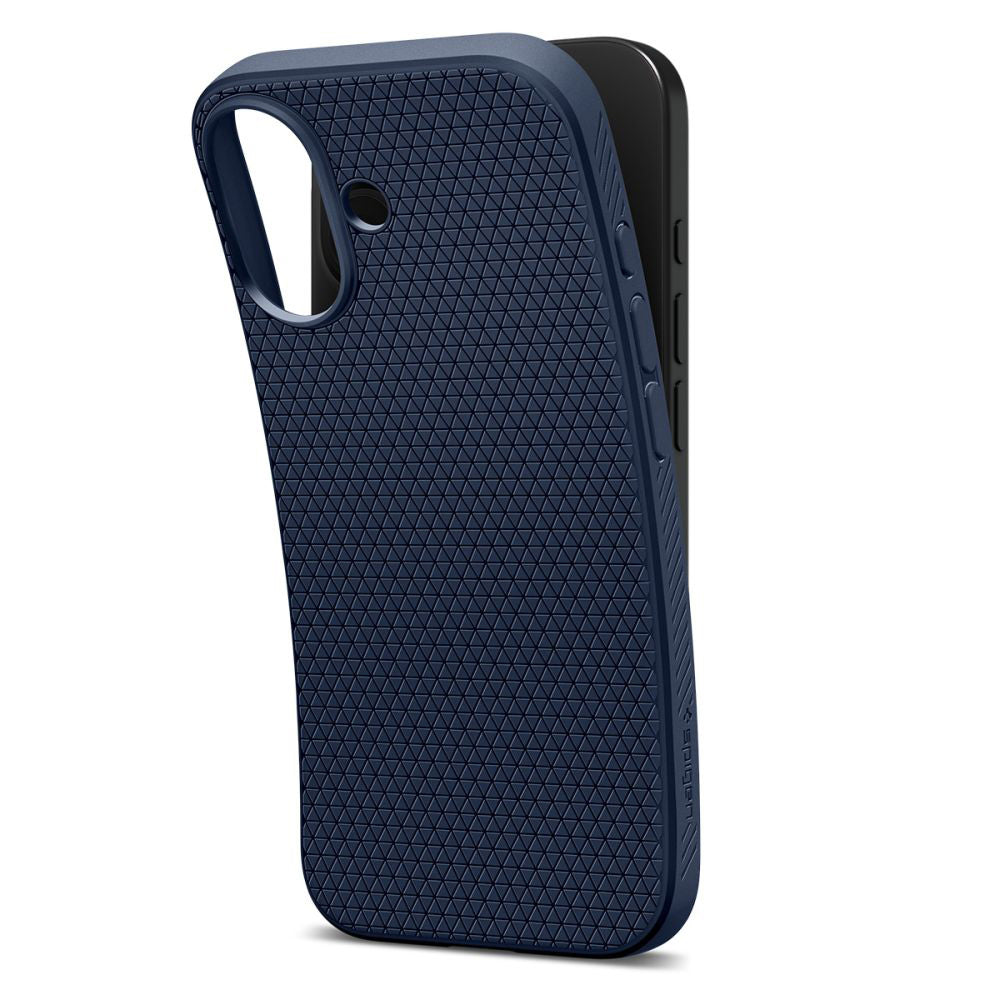 Hülle für Apple iPhone 17, Spigen, Liquid Air, Marineblau