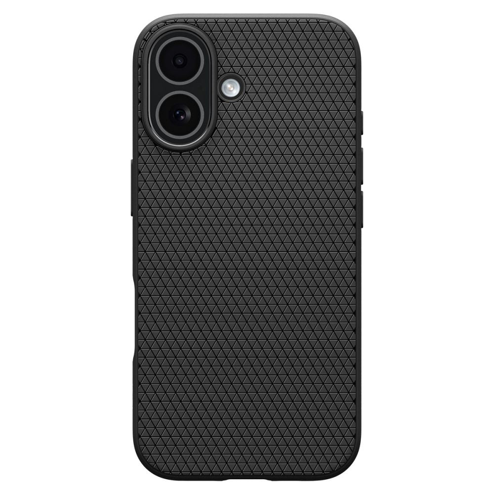 Hülle für Apple iPhone 17, Spigen, Liquid Air, Mattschwarz