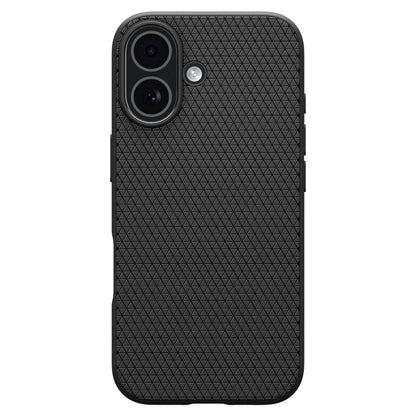Hülle für Apple iPhone 17, Spigen, Liquid Air, Mattschwarz