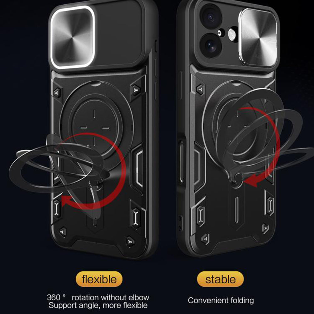 Hülle für Apple iPhone 17, Techsuit, CamGuard Pro, Rot