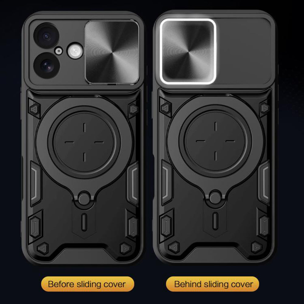 Hülle für Apple iPhone 17, Techsuit, CamGuard Pro, Rot