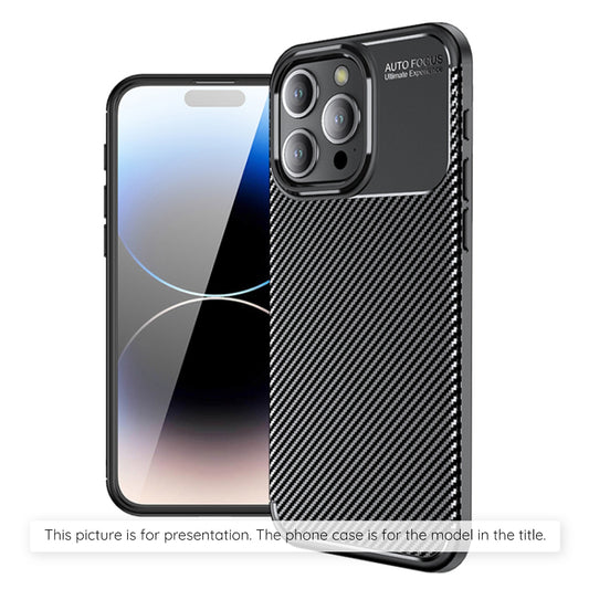 Étui pour Apple iPhone 17, Techsuit, CarbonFiber, Noir