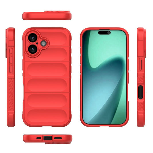 Hülle für Apple iPhone 17, Techsuit, Magic Shield, Rot