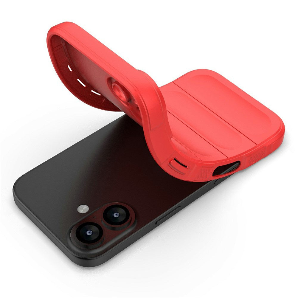 Hülle für Apple iPhone 17, Techsuit, Magic Shield, Rot