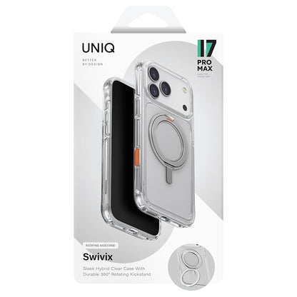 Housse pour Apple iPhone 17, UNIQ, Swivix, Argentée