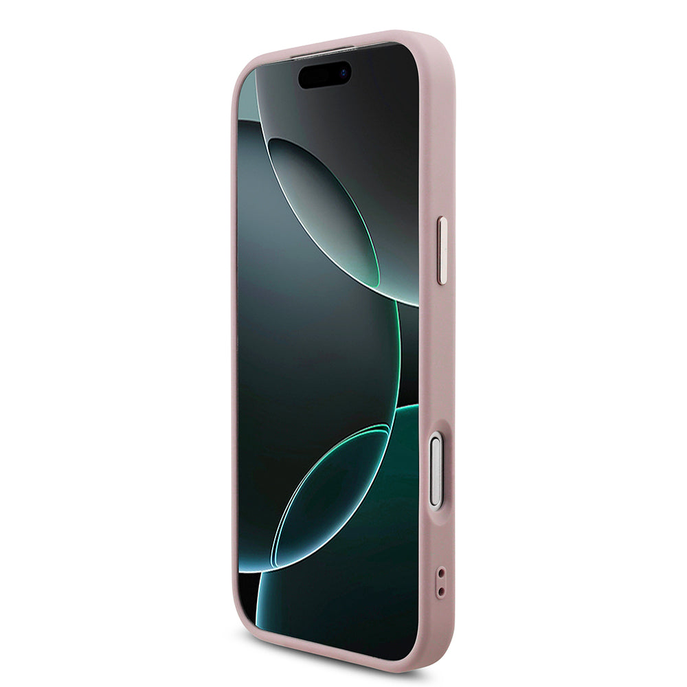Coque pour Apple iPhone 18 Pro / 17 Pro, Guess, 4G Big Classic Logo, Rose
