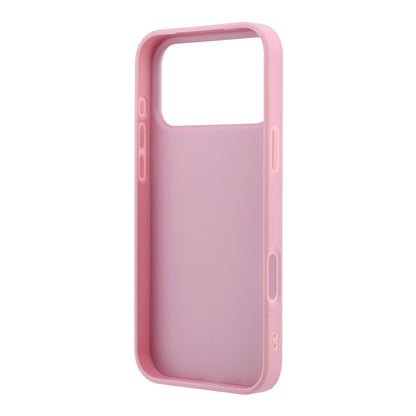 Hülle für Apple iPhone 18 Pro / 17 Pro, Guess, Fixed Glitter Big 4G, Rosa