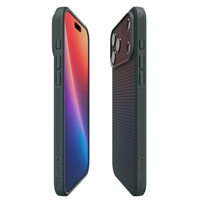 Coque pour Apple iPhone 18 Pro / 17 Pro, Spigen, Liquid Air, Vert ACS12151