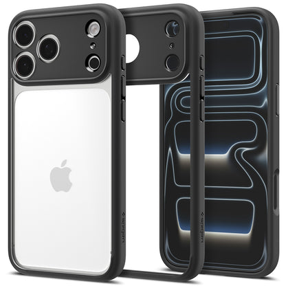Hülle für Apple iPhone 18 Pro / 17 Pro, Spigen, Ultra Hybrid, Matt Schwarz ACS12154