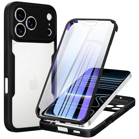 Coque pour Apple iPhone 18 Pro / 17 Pro, Techsuit, ColorVerse 360, Noire