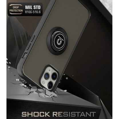 Coque pour Apple iPhone 18 Pro / 17 Pro, Techsuit, Glinth, Noire