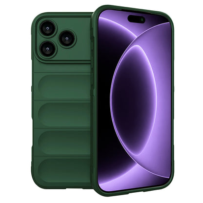 Hülle für Apple iPhone 18 Pro / 17 Pro, Techsuit, Magic Shield, Grün