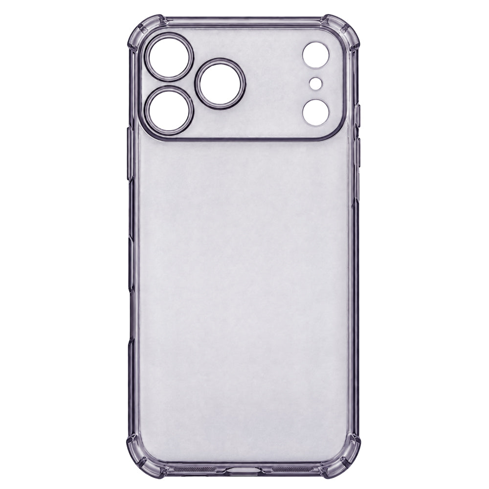 Case for Apple iPhone 18 Pro / 17 Pro, Techsuit, Shockproof Clear, Smoke