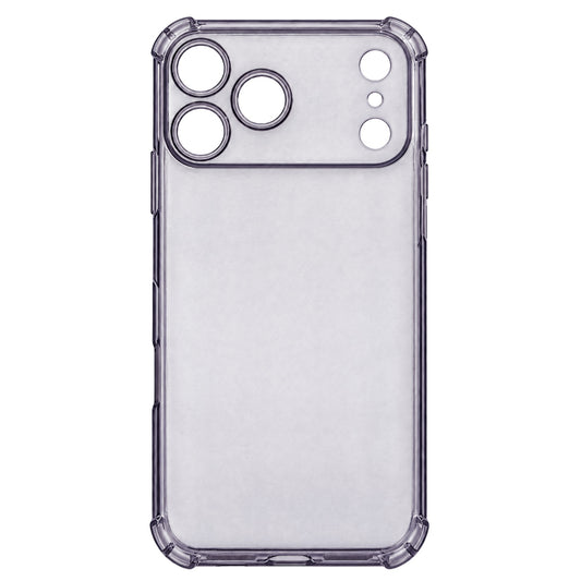Hülle für Apple iPhone 18 Pro / 17 Pro, Techsuit, stoßfest klar, rauchfarben