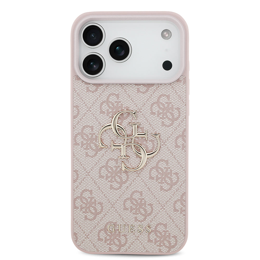 Coque pour Apple iPhone 18 Pro Max / 17 Pro Max, Guess, 4G Big Logo, Rose