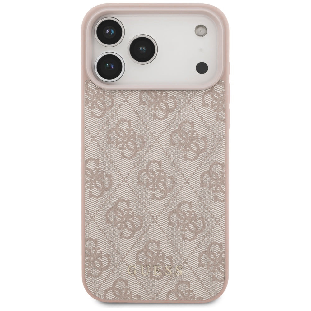 Coque pour Apple iPhone 18 Pro Max / 17 Pro Max, Guess, Logo Classique 4G, Rose