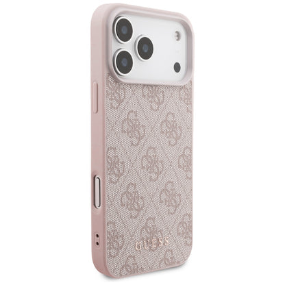 Coque pour Apple iPhone 18 Pro Max / 17 Pro Max, Guess, Logo Classique 4G, Rose