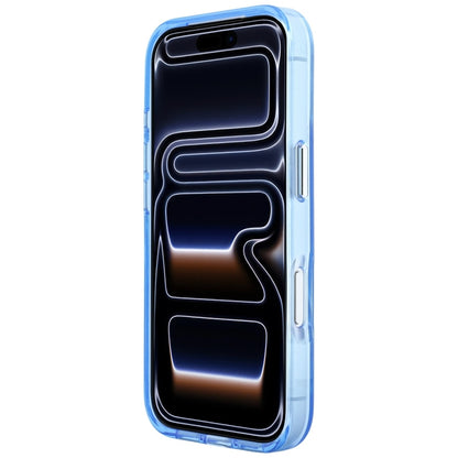 Hülle für Apple iPhone 18 Pro Max / 17 Pro Max, Karl Lagerfeld, IML Big Signature Resin Logo Metallrahmen, Blau