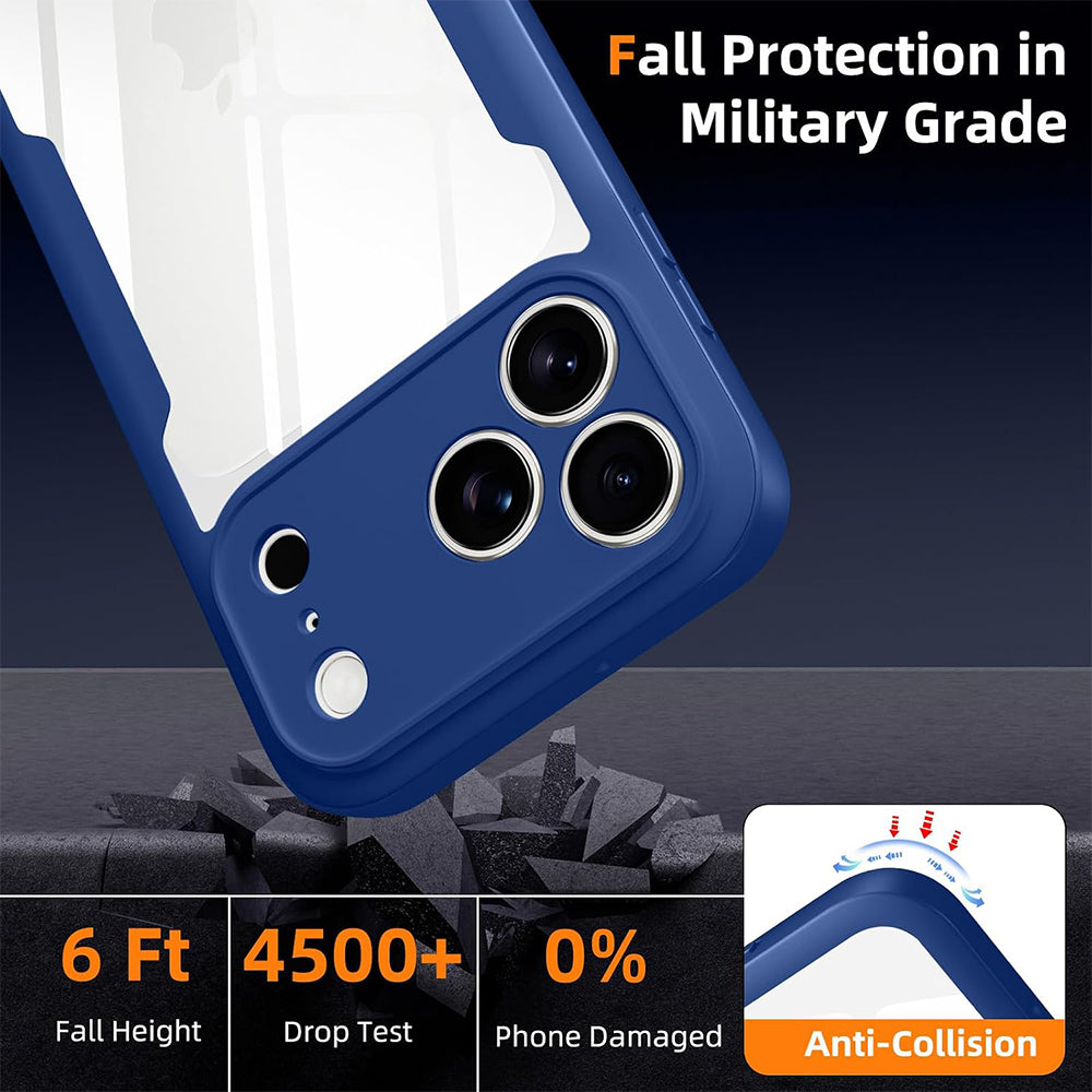 Coque pour Apple iPhone 18 Pro Max / 17 Pro Max, Techsuit, ColorVerse 360, Bleue