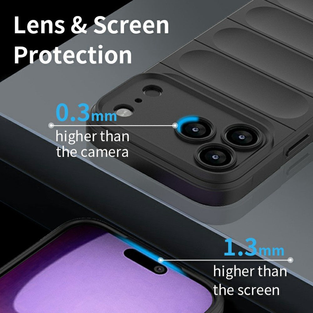 Coque pour Apple iPhone 18 Pro Max / 17 Pro Max, Techsuit, Magic Shield, Noire